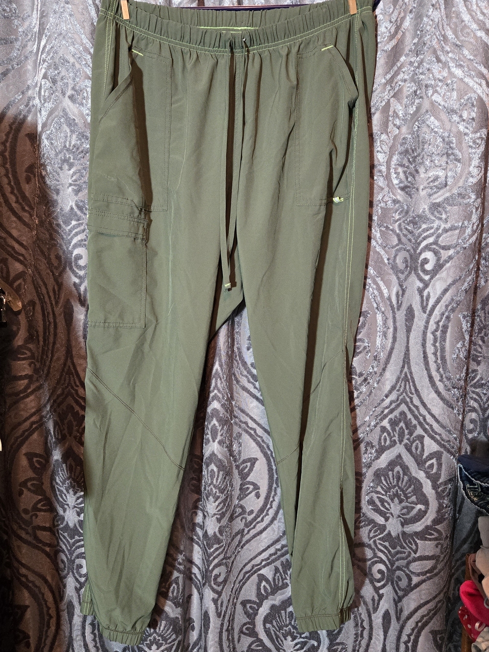 Scrubstar Olive Green Women's Drawstring Scrub Pants